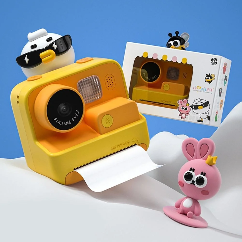 Children Instant Camera Hd 1080p Video Photo Digital Print Cameras Dual Lens Slr Photography Toys Birthday Gift With Print Paper
