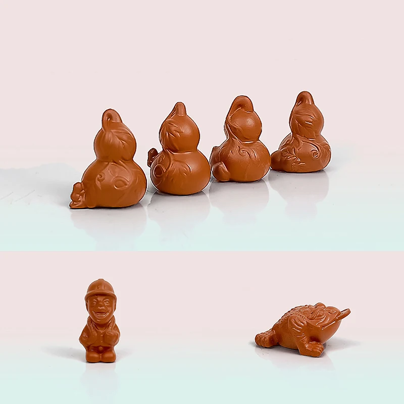

1PC Pee Doll Chinese ZiSha Purple Clay Tea Pet Home Decoration On Tea Tray Lovely Pee Boy Tea Play Creative Party Toy