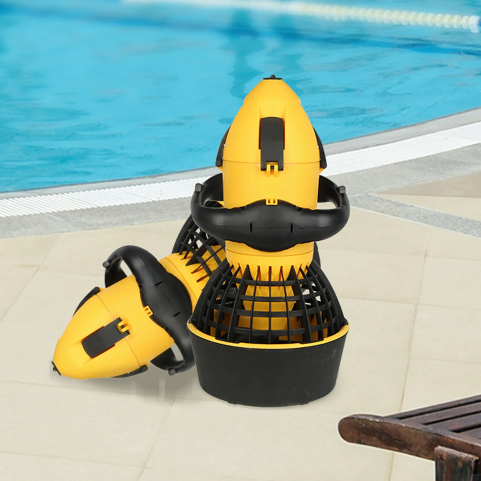 

Underwater Scooter 500W Two Speed Water Propeller Diving Equipment Suitable For Marine And Pool Diving Sports Electric Underwate