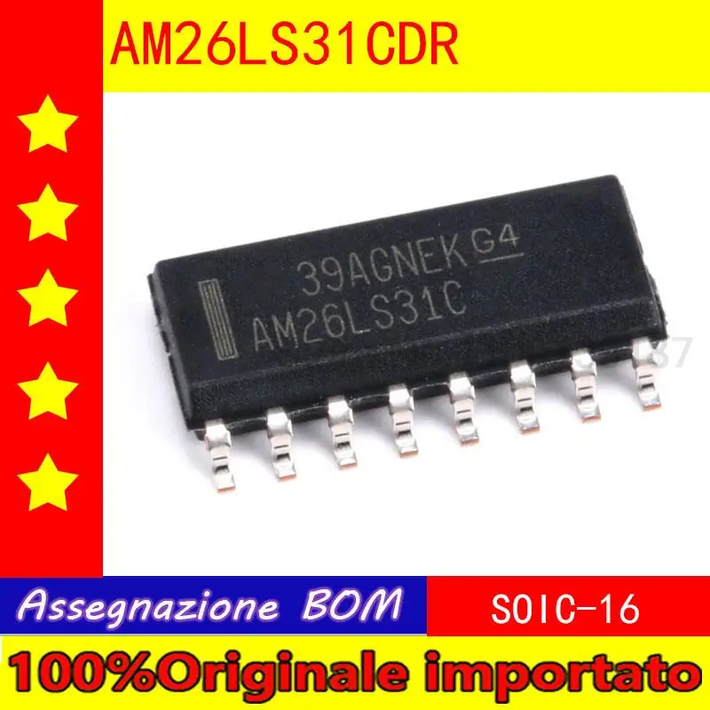

100% Оригинальный важный патч для домашнего интерьера AM26LS31CDRG4, четырехразные линии отправки чипа (422) SOP - 16