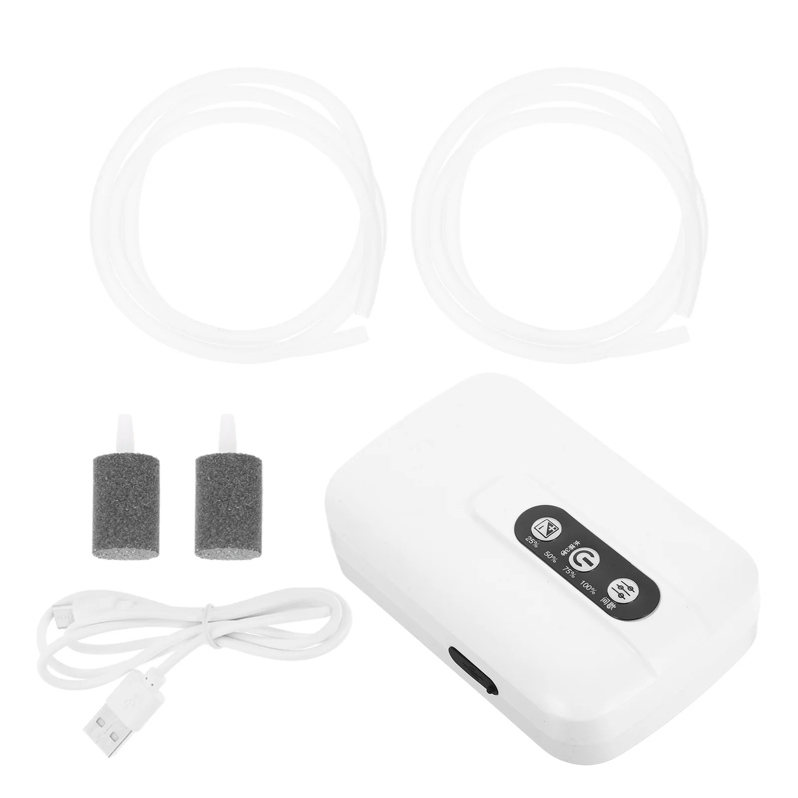 Портативный кислородный насос с пузырьками для аквариумов аэратор аквариума