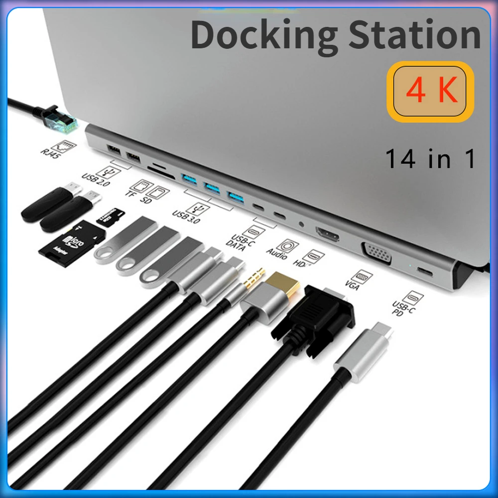 Док-станция USB C для ноутбука совместимая с HDMI 3 0 |