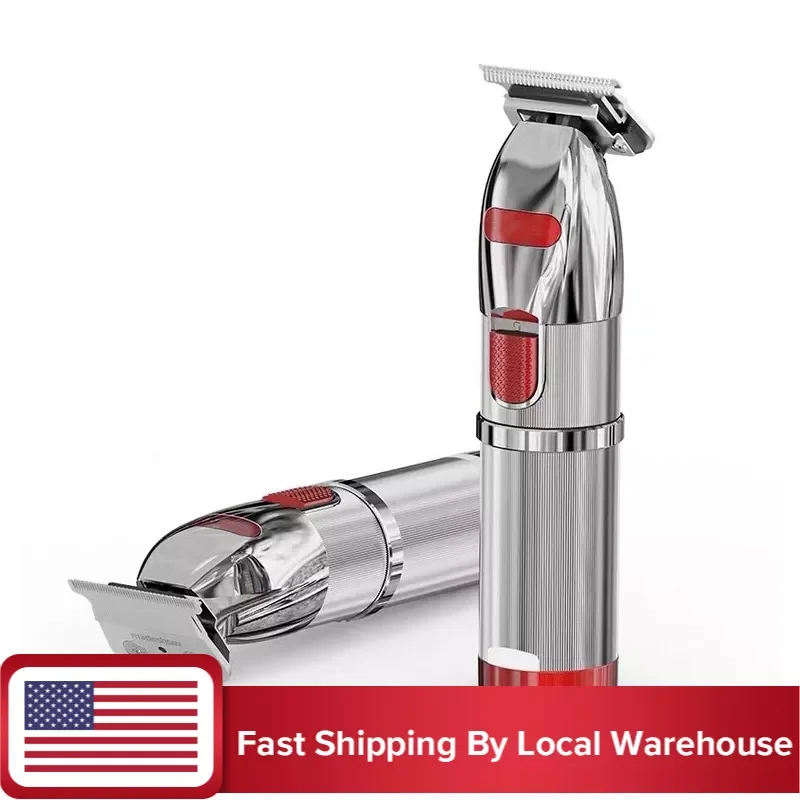 

Профессиональная машинка для стрижки волос NEW2023, триммер для волос, Беспроводная Бритва, триммер 0,1 мм, Мужская Регулируемая машинка для стр...