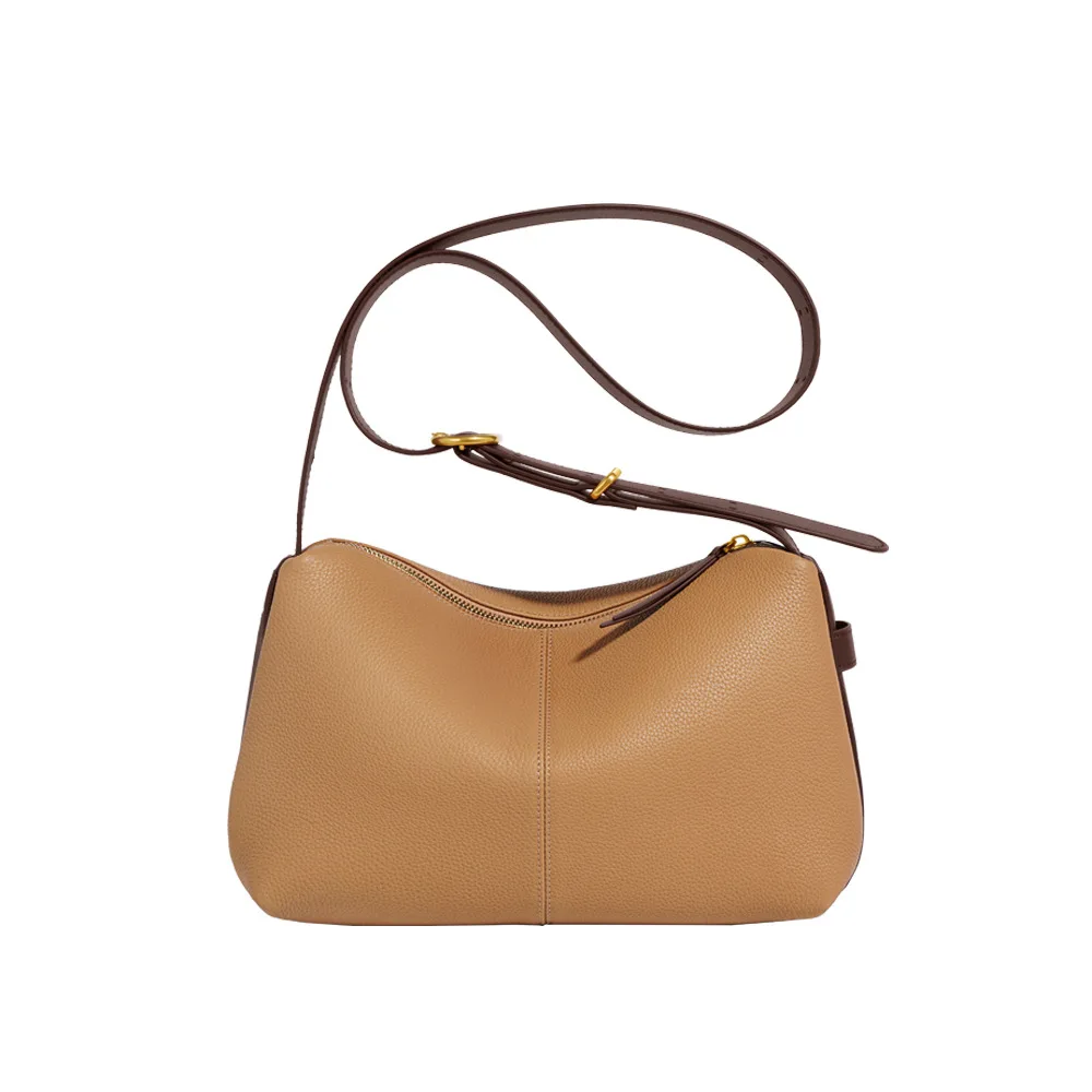 Togo Genuine Leather Handbag Luxury Pillow Bag for Women Solid Color Shoulder Bags Fashion Desinger Handbags Female Purse