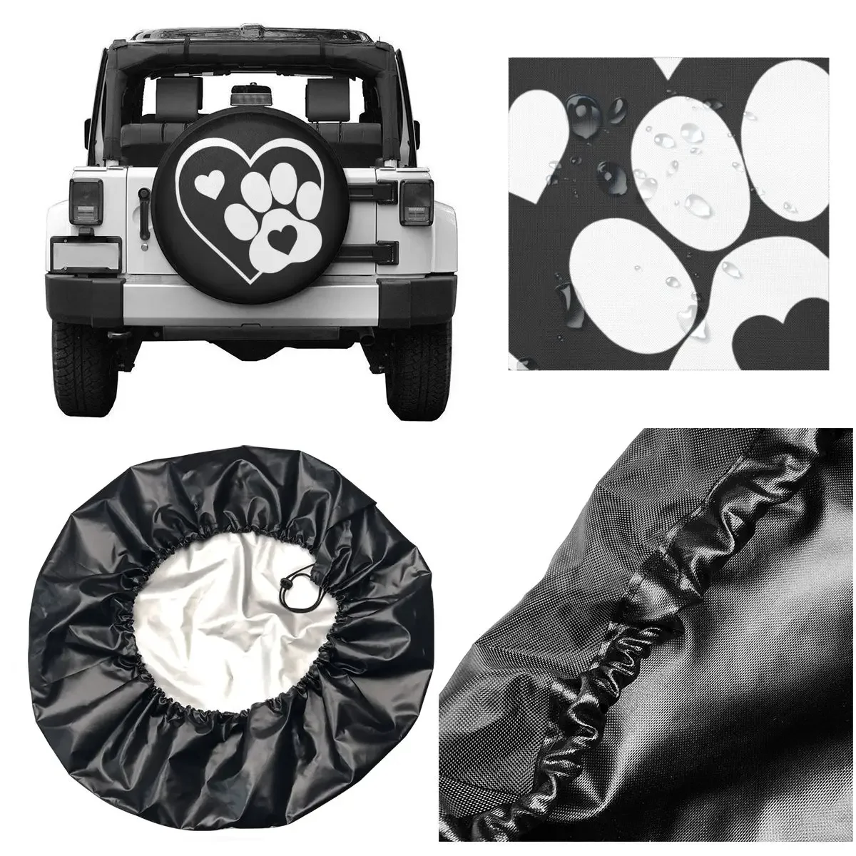 Чехол для автомобильных колес с защитой от пыли и влаги 14/15/16/17 дюймов