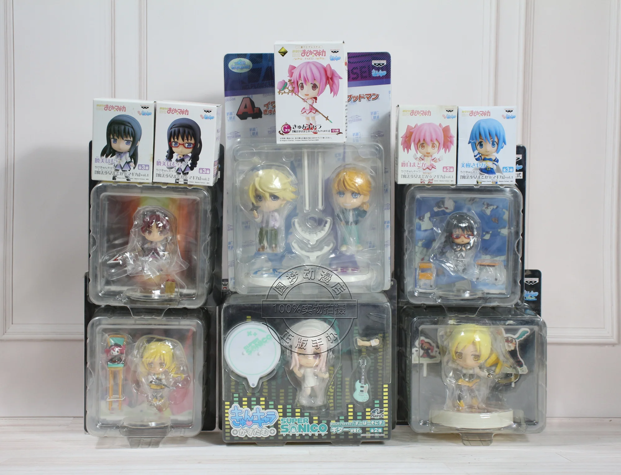 

Puella Magi Madoka Magica Action Figure Homura Akemi Madoka Kaname Sayaka Miki Q Version Model Ornament Toys Children Gifts