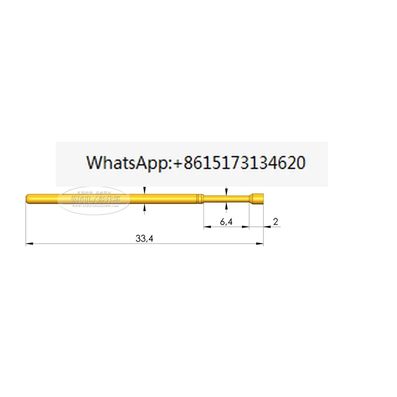 100 шт. британский стальной зонд INGUN GKS-100 303 150 A2000/A3000 вогнутый тест