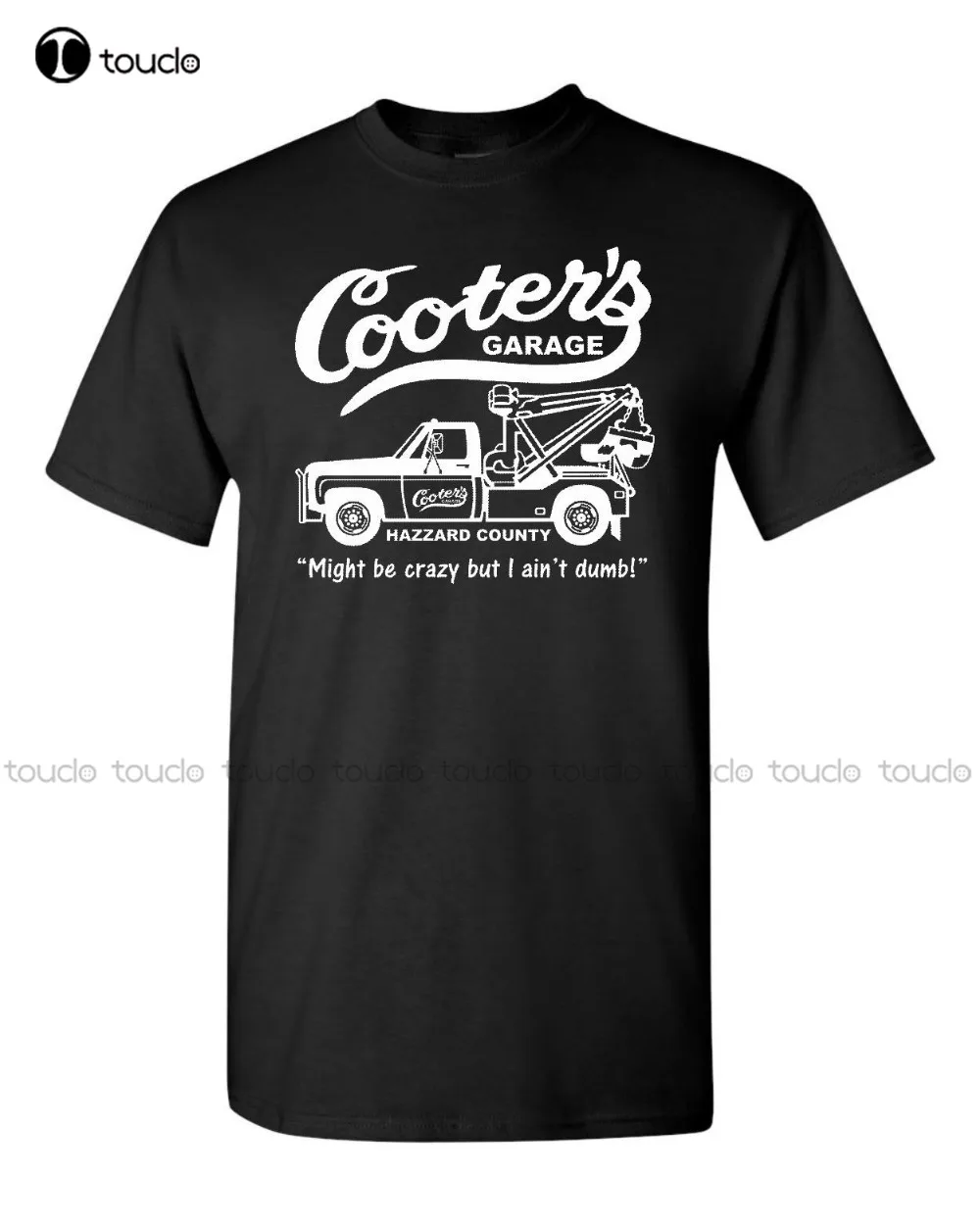 

New Summer Men Hot Sale Fashion Cooter'S Garage Hazzard County I May Be Crazy But I Ain"T Dumb Men'S O-Neck Tops Tee Shirts