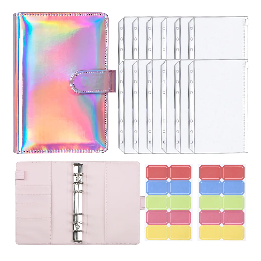 

1 Set PU Leather Cash Budget A6 Binder Money Saving Binder Budget Planner