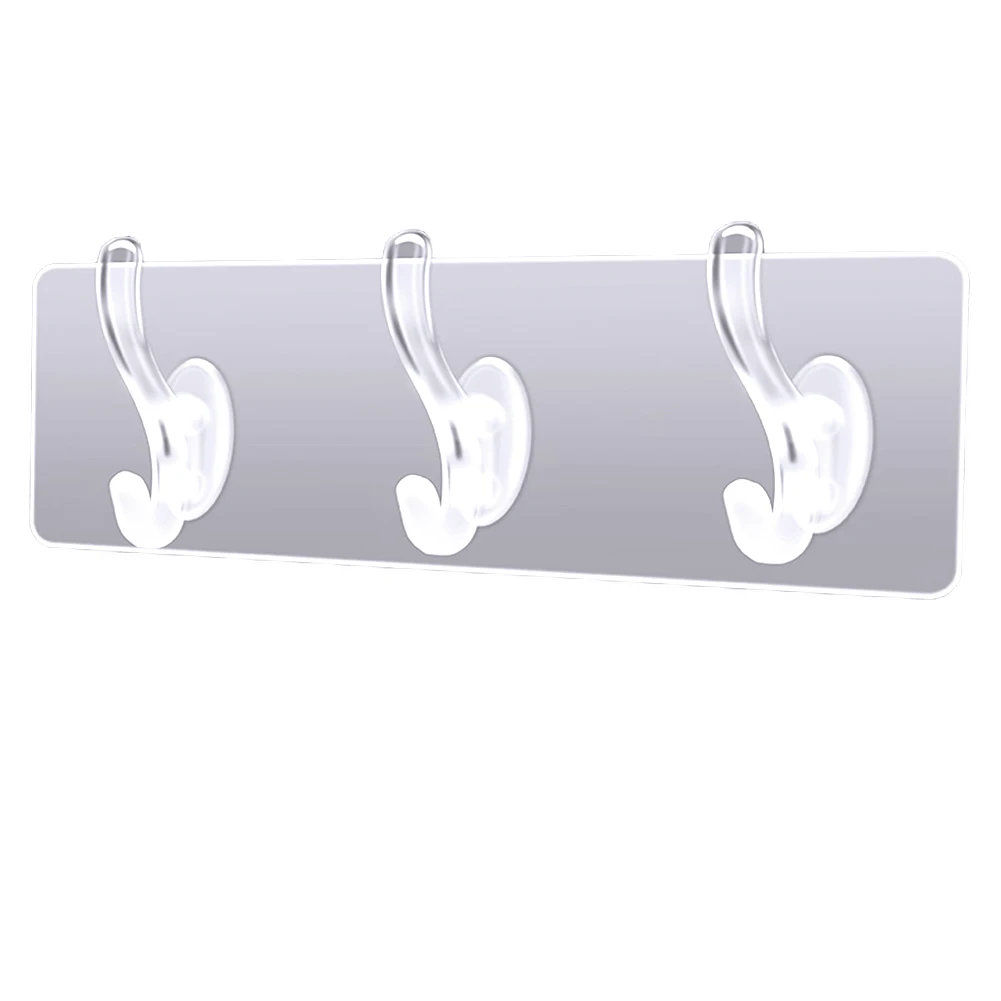 Многоцелевой крючок свободного размера прозрачный клейкий материал ПВХ