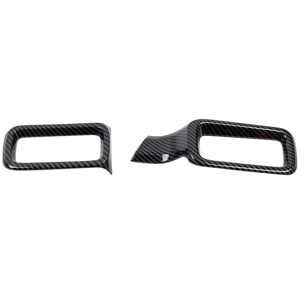 

Enhance Your Car\\'s Interior with Carbon Fiber Dashboard Side Air Vent Outlet Cover Trim for Ford Maverick 2022+
