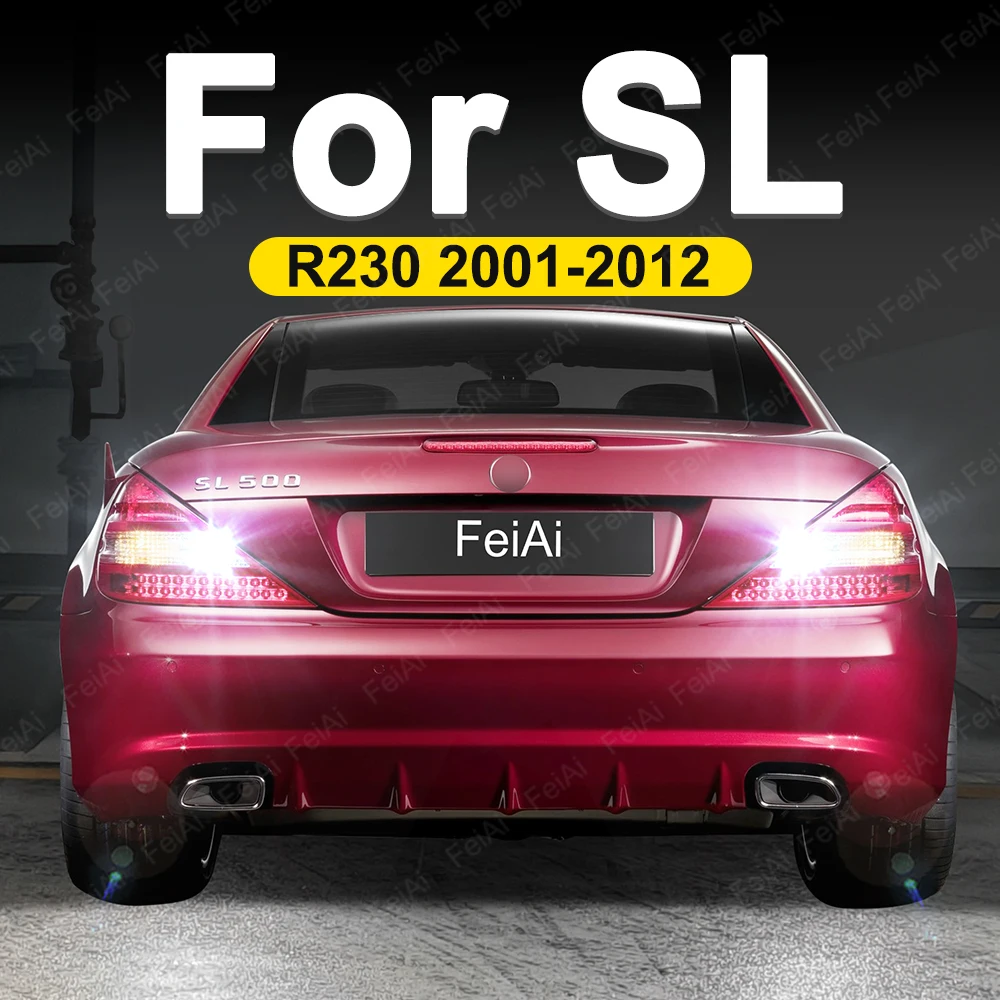 

Для Mercedes Benz SL R230 светодиодные фонари заднего хода, аксессуары 2001, 2002, 2003, 2004, 2005, 2006, 2007, 2008, 2009, 2010, 2011 2012