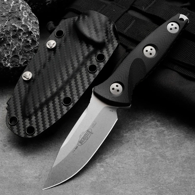 Нож для выживания M390 из порошковой стали с фиксированным клинком