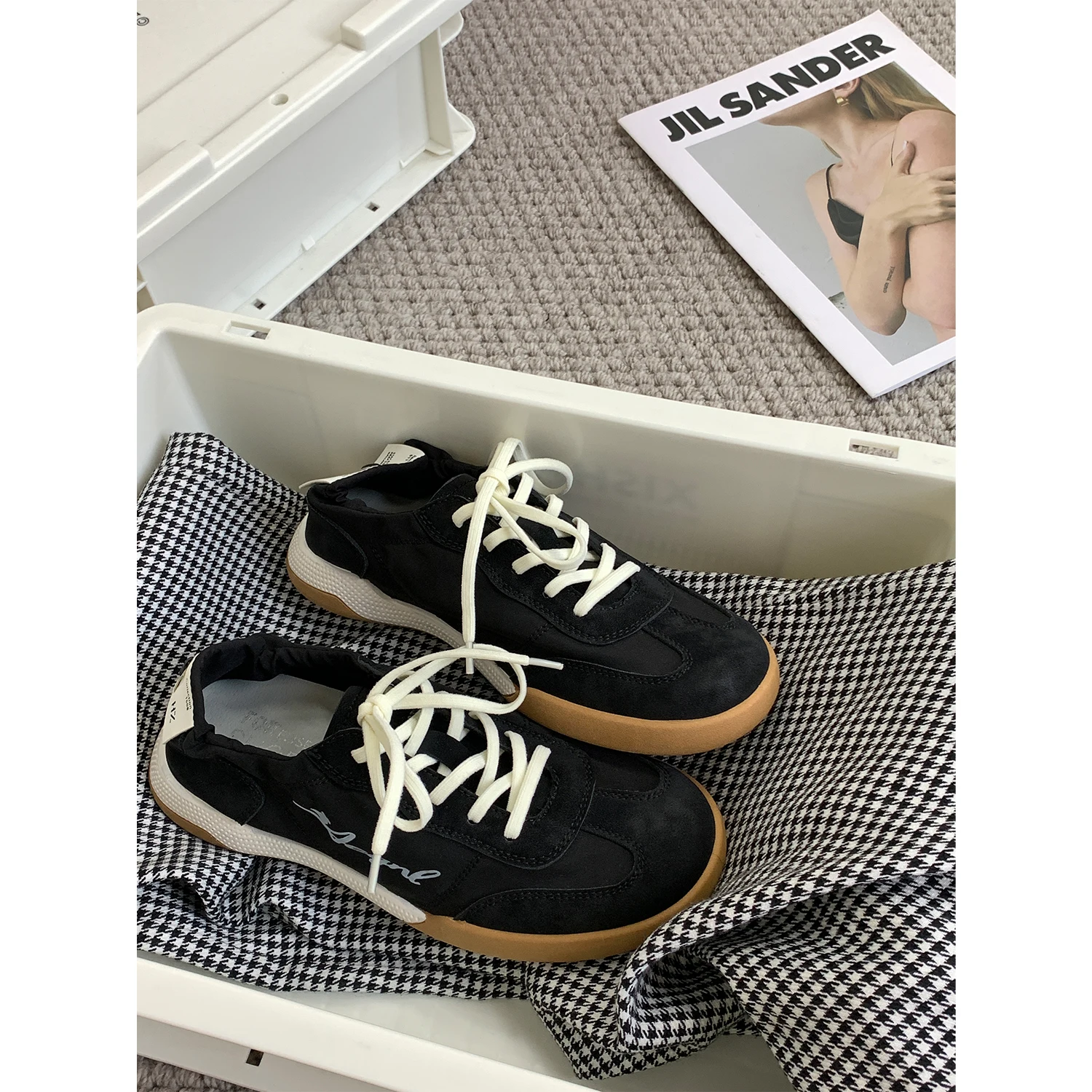 Agan shoes female new ballet de training shoes summer lightweight sports shoes female casual paired breathable lazy shoes