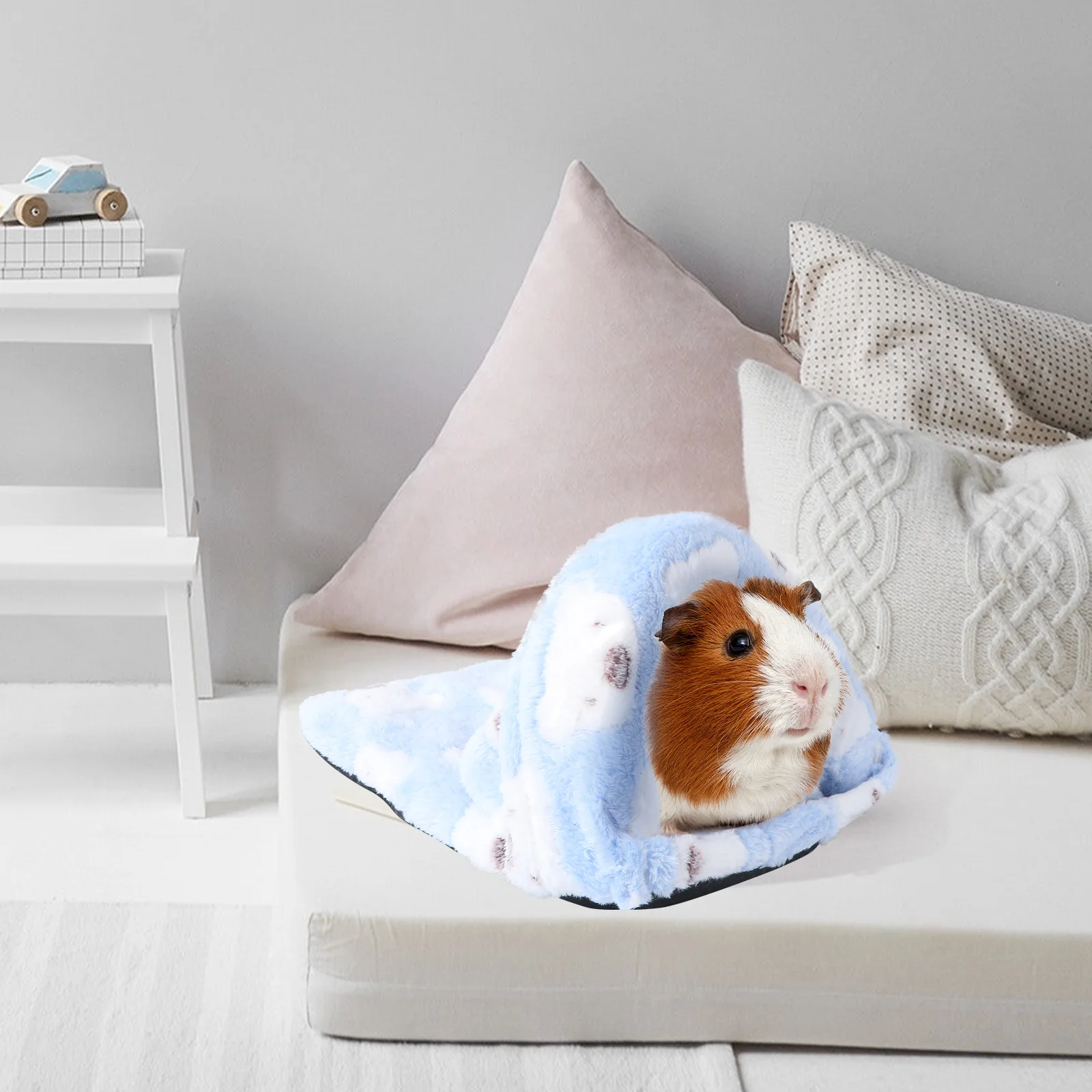 Кровать-домик для крыс хомяка зимняя теплая флисовая кровать маленьких домашних