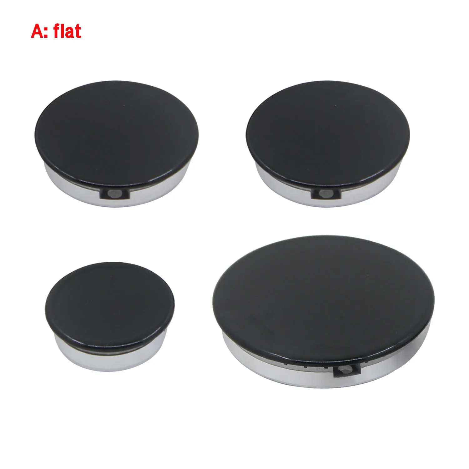 

Universal Cooker & Oven Hob Gas Burner Crown & Flame Cap Cover Flat/concave