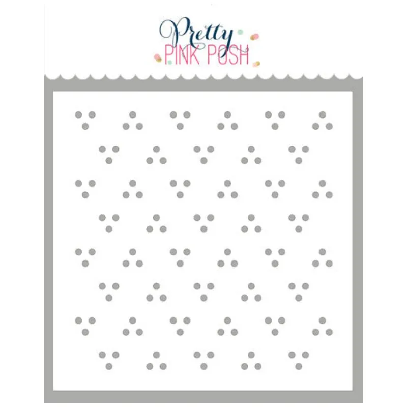 

Swiss Dots Layering Stencils For Decorating Scrapbook Diy Paper Card Album Mould Embossing Craft Template 2023 New Arrival
