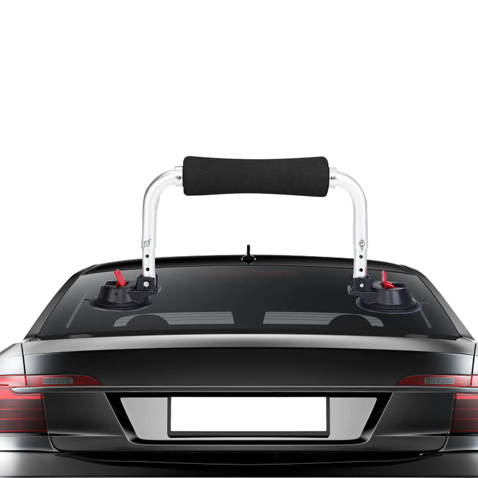 Roller Loader Universal Car Aluminum Alloy Roof Rack Kayak Loader Assist With Suction Cups Mount For Car Suv Rear Loading