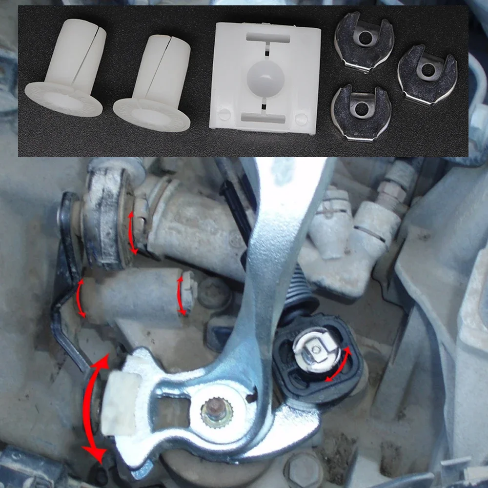 Для SEAT Ibiza 2002-2009 Leon 1M Alhambra 7V рычаг переключения скольжения башмака реле подшипника втулка переключения передач проводка шайба переключения передач