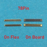 5pcs 78pin usb charger fpc connector on motherboard for samsung galaxy a12 a125 a125f a125ds m12 m127 m127f charging plug port