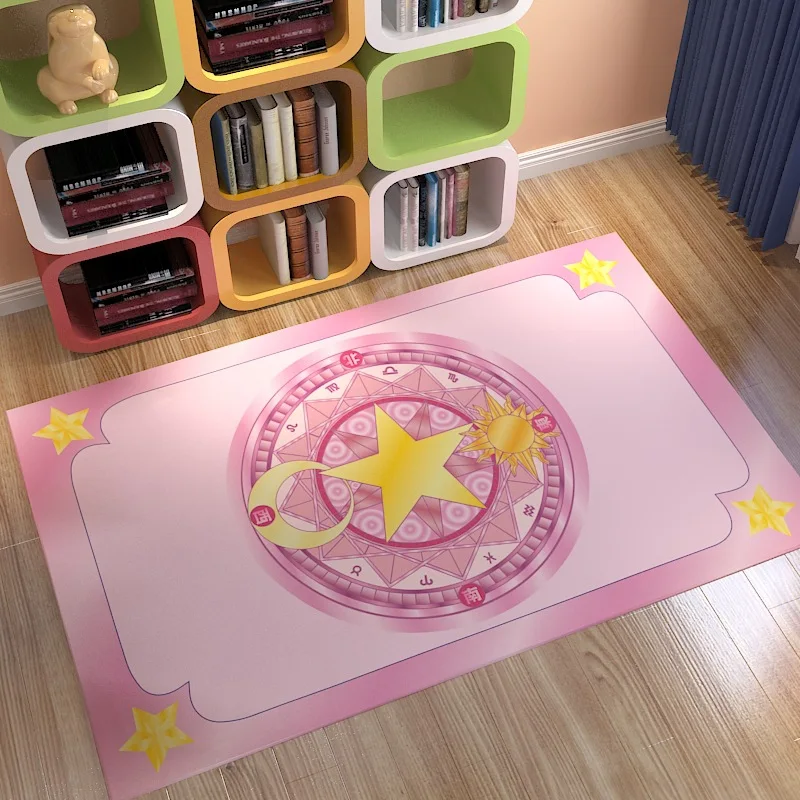 

Home Decor Tarot Cards Array Cartoon Cute Anime Children Floor Mat Witchcraft Supplies Carpet for Nursery Furry Living Room Rugs