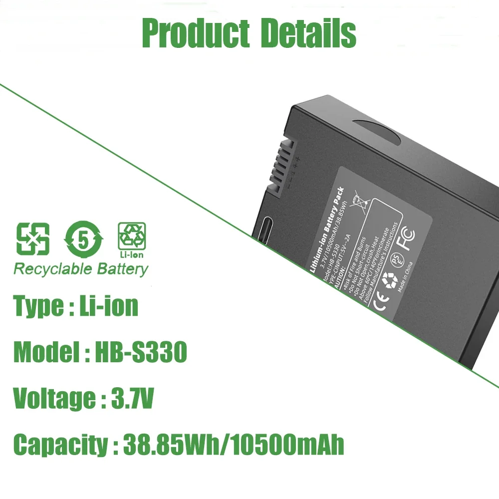 Фото Аккумулятор 10500 мАч для eufyCam S4, eufy Security S330, E330 3-в-1, E330 Video Smart Lock, S230, S231, E31 и Smart Drop №2