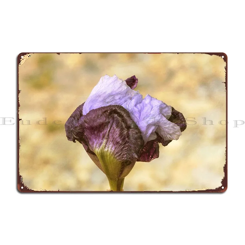 

Металлический знак Iris In Bloom, плакат, украшение для гаража, индивидуальный фотопостер
