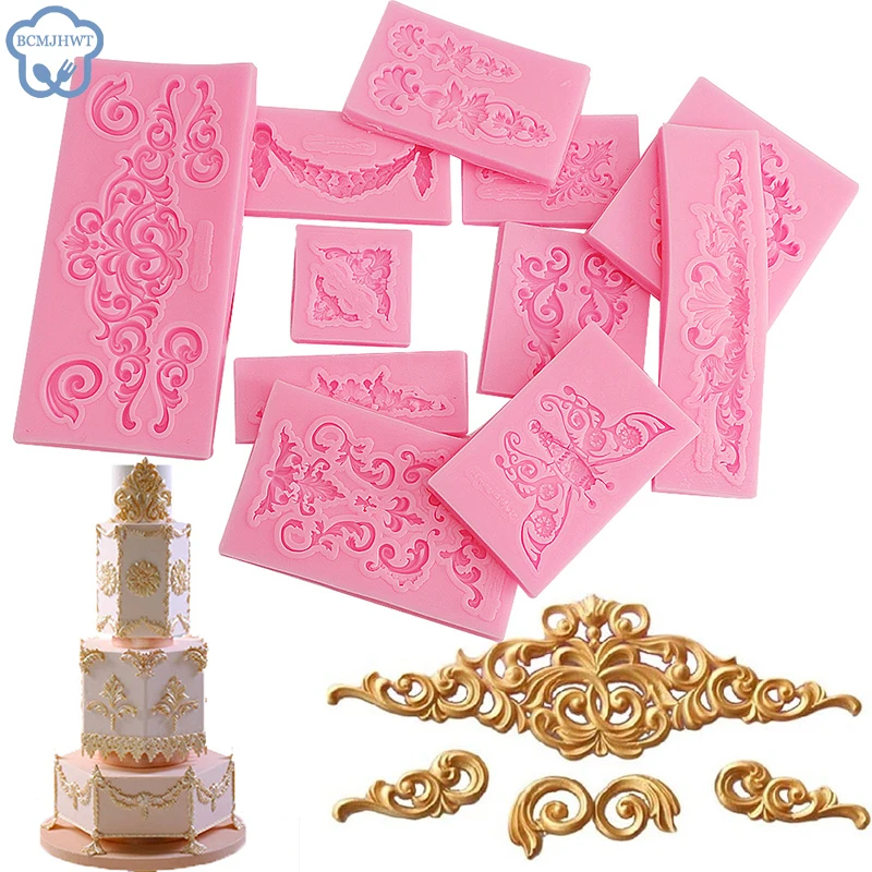 

1PCS Sugaring Paste Silicone Mold For Candle Easter Cake Decorating Tools Silicone Molds For Clay Baking Accessories Cake Tools