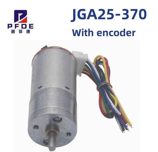 Двигатель постоянного тока JGA25-370 6В 12В 24В