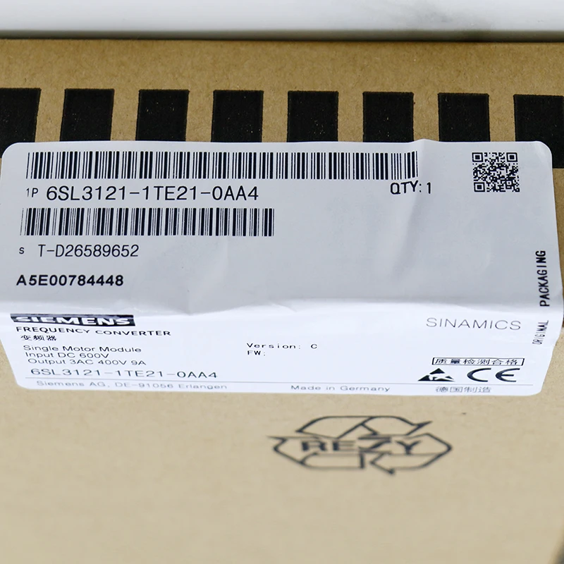 

Brand New Siemens 6SL3121-1TE21-0AA4 6SL3121 1TE21 0AA4
