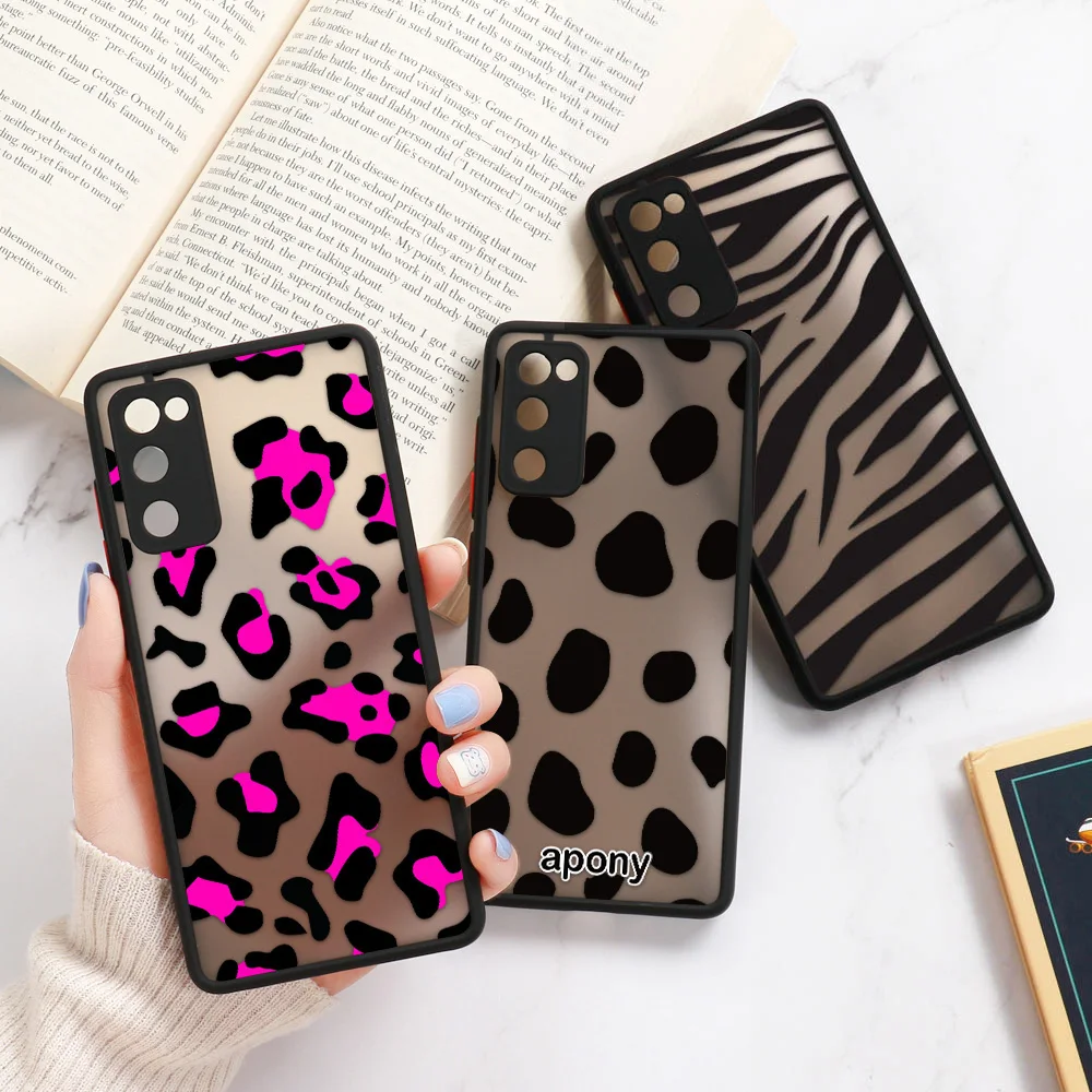

S23 Ultra Case For Samsung S22 Ultra Case Galaxy S20 FE S21 A54 A34 A53 A33 A73 A52 A52S A72 A12 A13 Leopard Zebra Print Cover