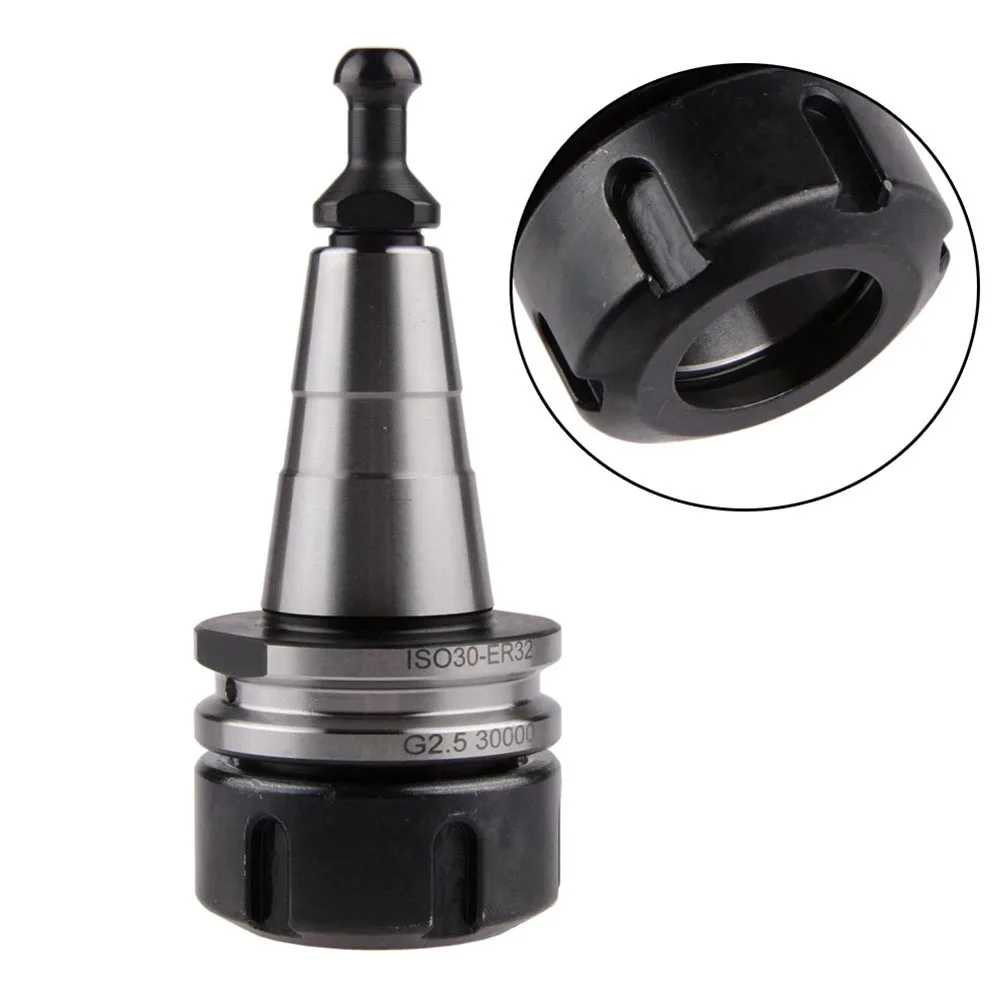 

Balance Chuck ISO30 ER32 45L Balance Collet Lathe Chuck CNC Tool Holder Stainless Steel With Pull Stud Milling Lathe