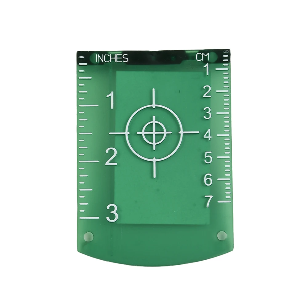 

Level Laser Target Target Plate Laser Measuring Tools Level Rotating 100*70mm For Alignment Lase Target Card Plate