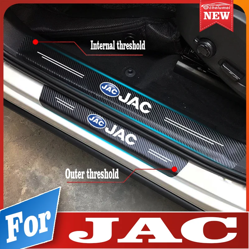 

Car Threshold Door Welcome Pedal Anti-Stepping Protection Paste Stickers Accessories For Jac IEV6E Ruifeng M3/M4/S2/S3/S5/S7S4
