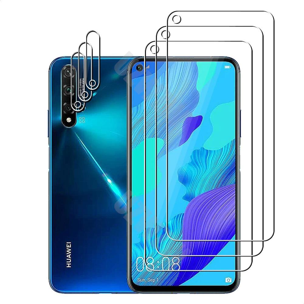 

Для Huawei Nova 5T пленка для объектива камеры и защитное закаленное стекло для экрана телефона