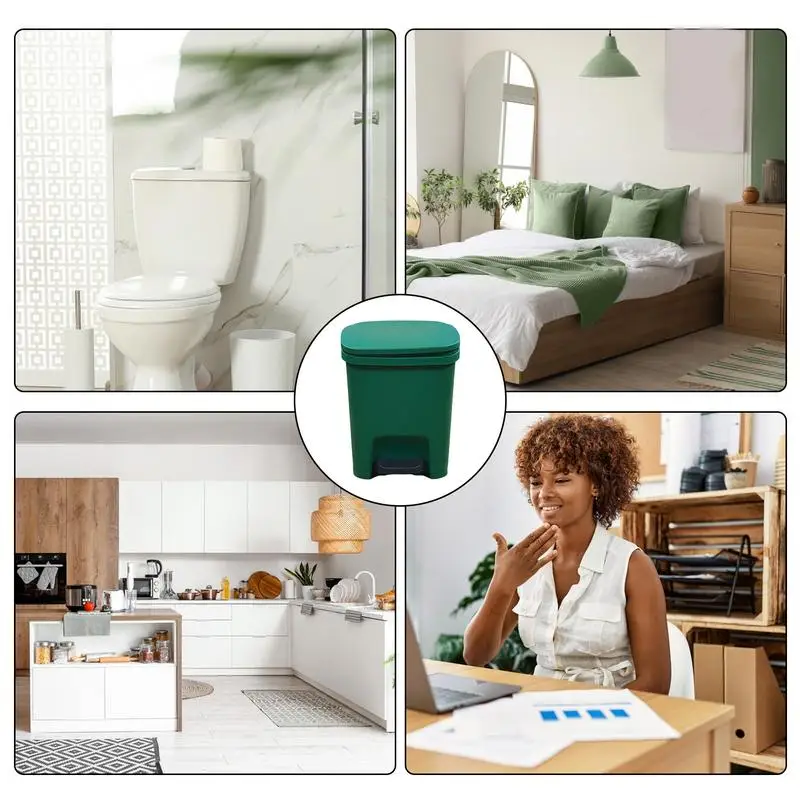 Горячее кухонное мусорное ведро для унитаза с мягкой педалью тонкое кухни ванной