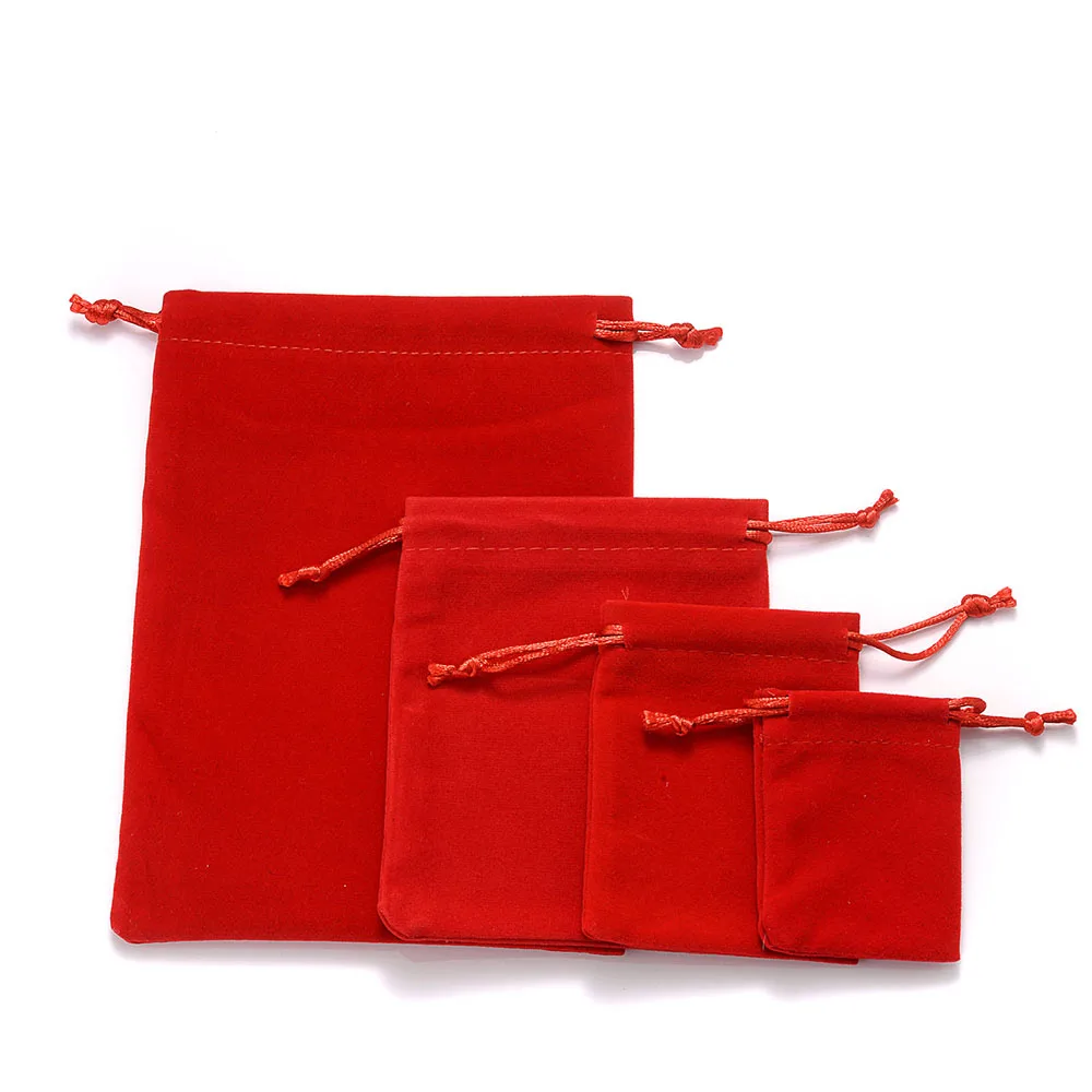 

Набор из 10 бархатных мешочков для хранения украшений iYOE