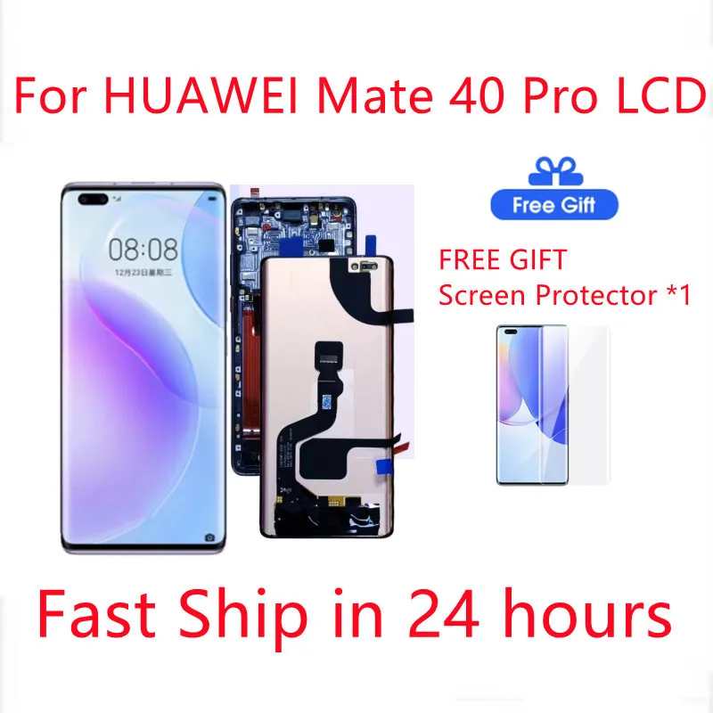 

for Huawei Mate40 Pro LCD Display With Touch Screen Parts for Mate40 Pro Liquid crystal screen AAA quality