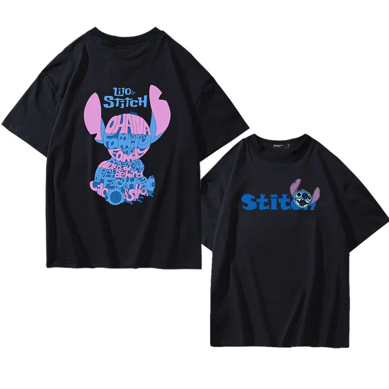 

Disney T-shirt Cartoon Animation Stitch Short-sleeved Summer Printed Tops