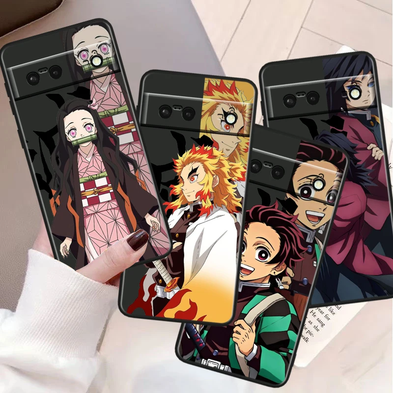 Силиконовый чехол из ТПУ для Google Pixel 8 7A 7 6A 6 5A 5 5XL 4A 4XL 4 Pro