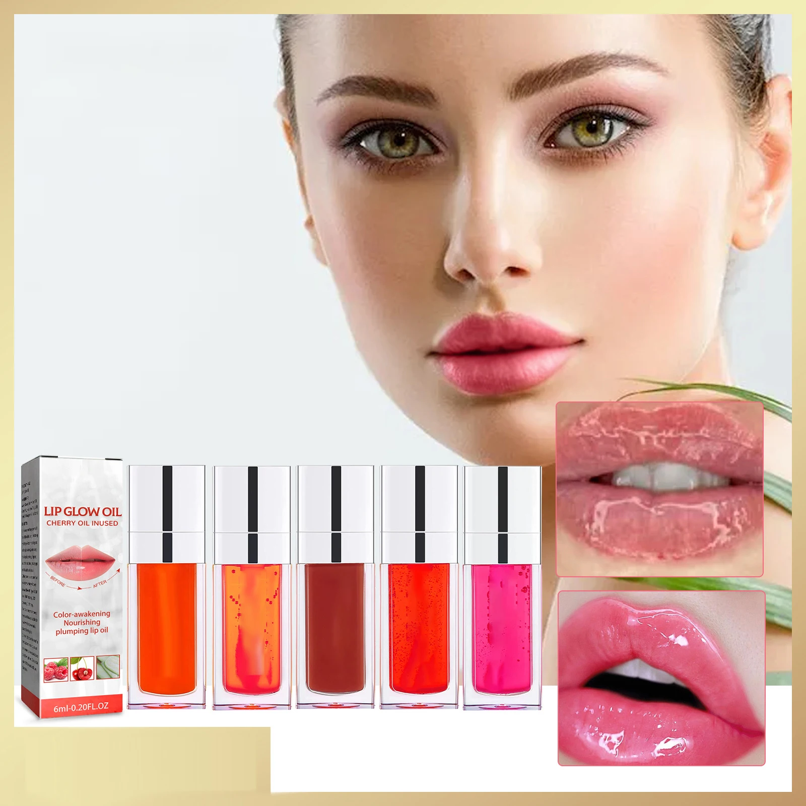 

Мини питательный блеск для губ, выцветающий бальзам для губ, косметика для губ