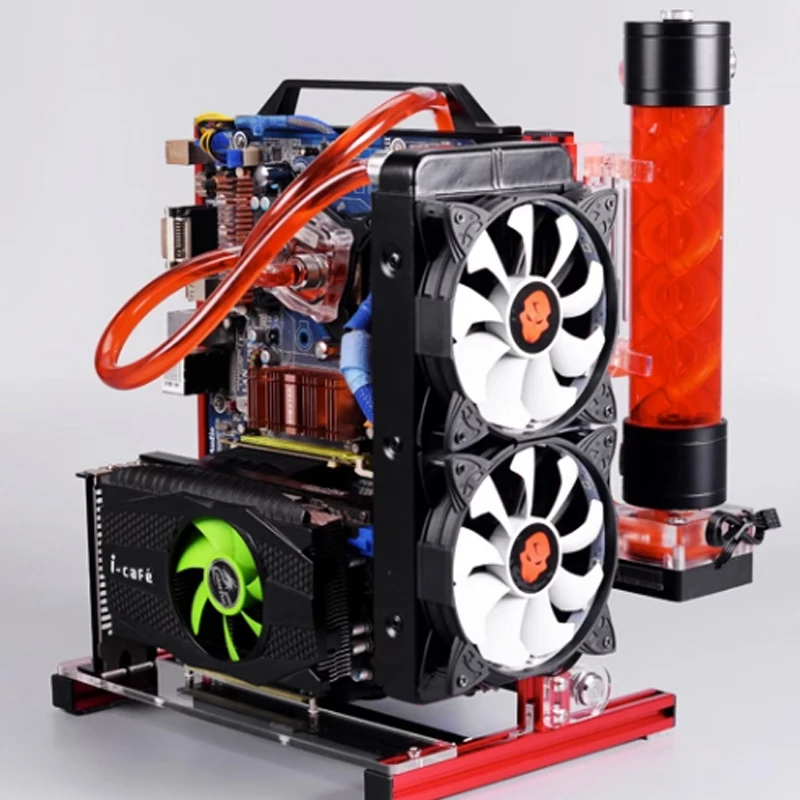 PC-JMK5 DIY кронштейн для корпуса компьютера портативный вертикальный игровой корпус