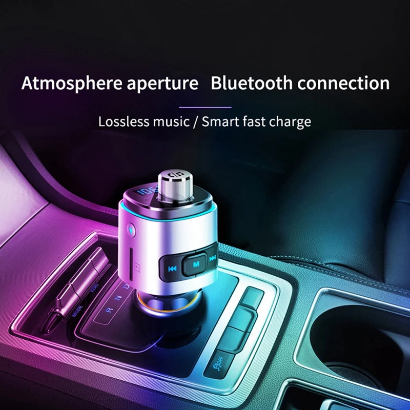 Автомобильный Fm-трансмиттер Bc42 беспроводной автомобильный комплект музыкальный