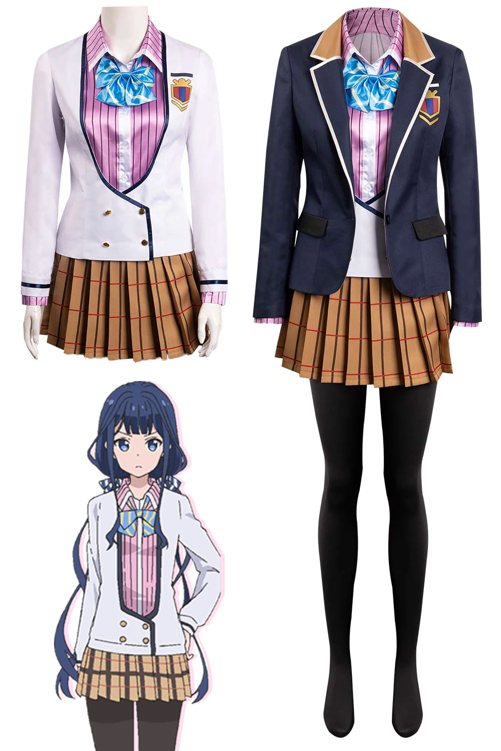 

Женский костюм для ролевых игр аниме Masamune Kun Vengeance Aki Adagaki