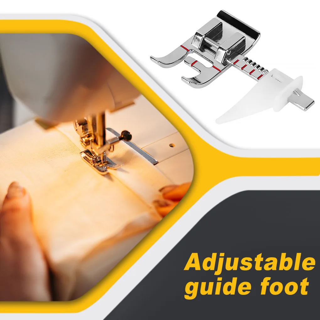 

Domestic Sewing Machine Presser Foot Snap-on Patchwork Stitching Straight Line Pressure Feet Universal Home Part