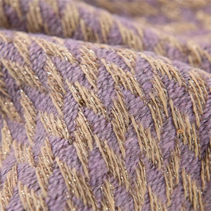 Утолщенная шерстяная ткань в елочку твидовая большой заказ сделай сам женская