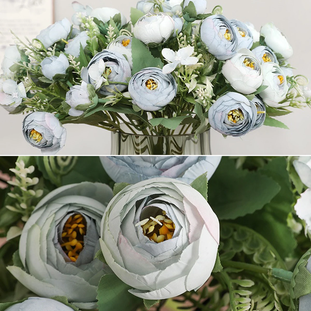 Букет пионов искусственные цветы красочная Роза искусственное украшение для