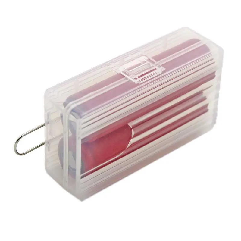 

300pcs/lot MasterFire Plastic Battery Holder Storage Box Case For 18650 CR123A 16340 Lithium Batteries Container Shell with hook