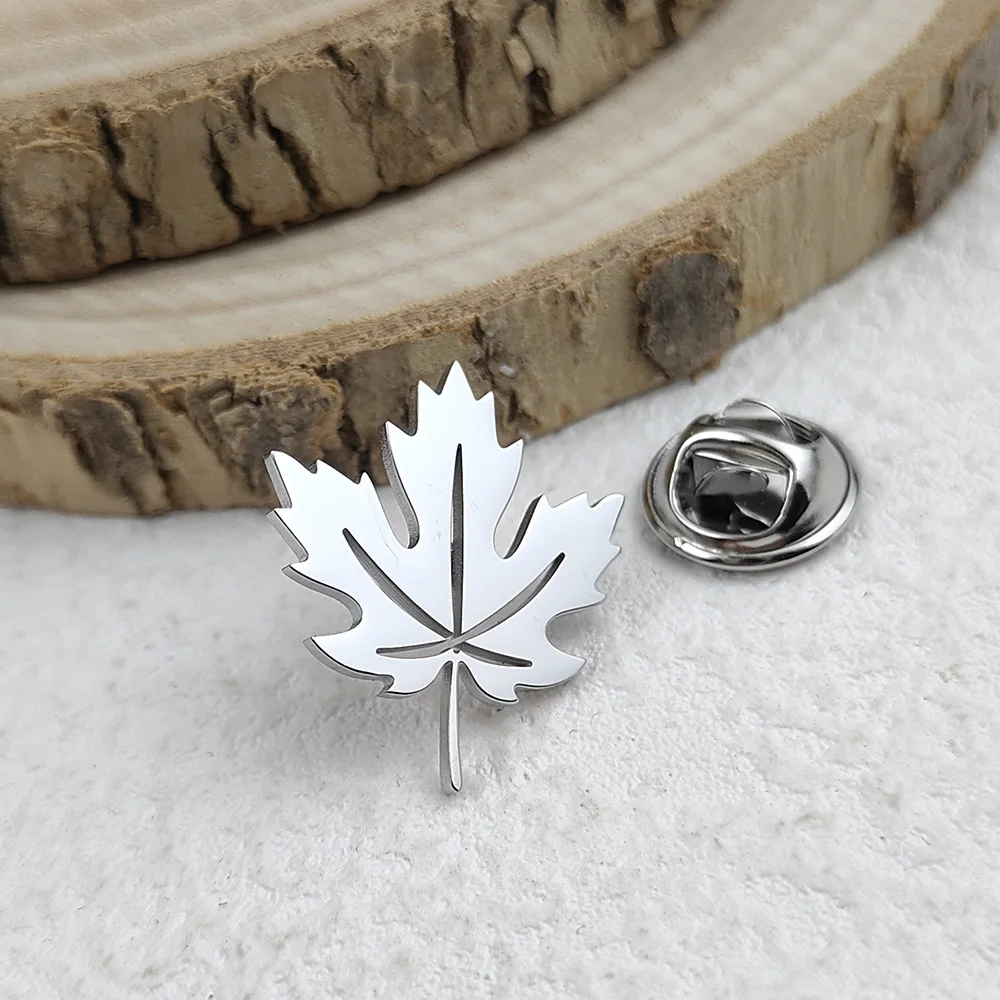 Золотая позолоченная брошь из нержавеющей стали