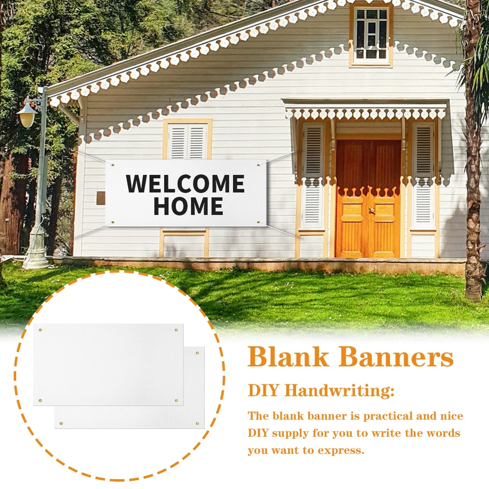 2 шт. пустой баннер подвесной знак реквизит для фотосъемки с веревкой бизнес-офис